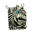 thumbnail image 4 of Ropa Playa Ocean Pacific para Mujer Vestido Largo Olanes Cuello V Sin Manga Elastico Hojas Negro Talla G, 4 of 4