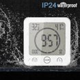 thumbnail image 4 of 2024 Waterproof Shower Clock, Touch Shower Timer Clock (white), 4 of 5