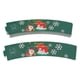 thumbnail image 4 of 50 fundas para tazas de café, fundas desechables para vasos de papel, soporte para bebidas calientes, para Halloween, Navidad, chocolate, bebidas frías, color verde, 4 of 10