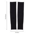 thumbnail image 2 of UPOUART 2Pairs White Sun Block Oversleeve Arm Protective Cover Cooling Stretchy for Outdoor Use, 2 of 8