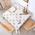 thumbnail image 2 of White Princess Castle Pattern Square Tablecloth,Waterproof Square Table Cover,Wipeable Spillproof Washable Table Cover for Home Kitchen Party Decor 42"X42"(107x107cm), 2 of 6
