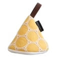 thumbnail image 1 of Protector de dedos antideslizante con mango triangular para aislamiento de ollas y sartenes. Amarillo, 1 of 9