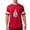 Red, variant on - Pi Sigma Epsilon Colored Crest T Shirt - Mens Football Shirt