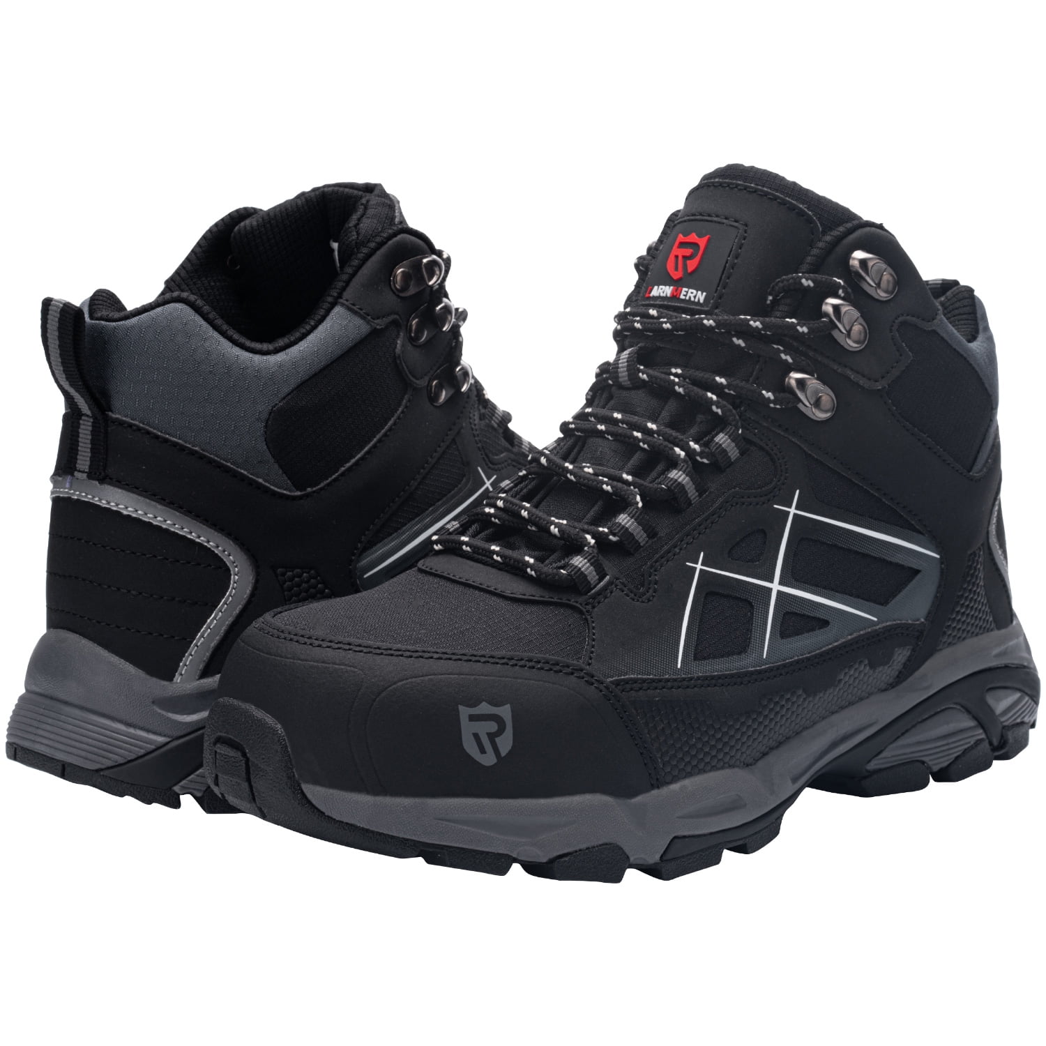 Uniforms, Work & Safety Shoes LARNMERN Steel Toe Boots for Men Work