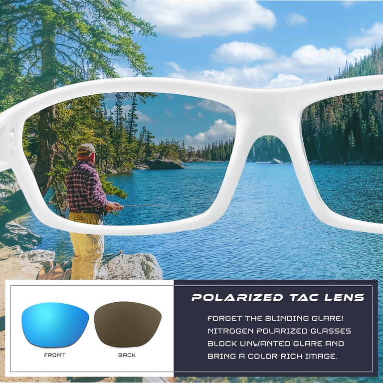 Polarized Wrap Around Sports Sunglasses for Men Women  display picture 2