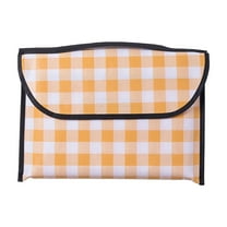 TACILIP Fashionable Portable Multifunctional Picnic Mat Colorful Plaid Outdoor Travel Must Have Camping Utensils, Mom Gifts