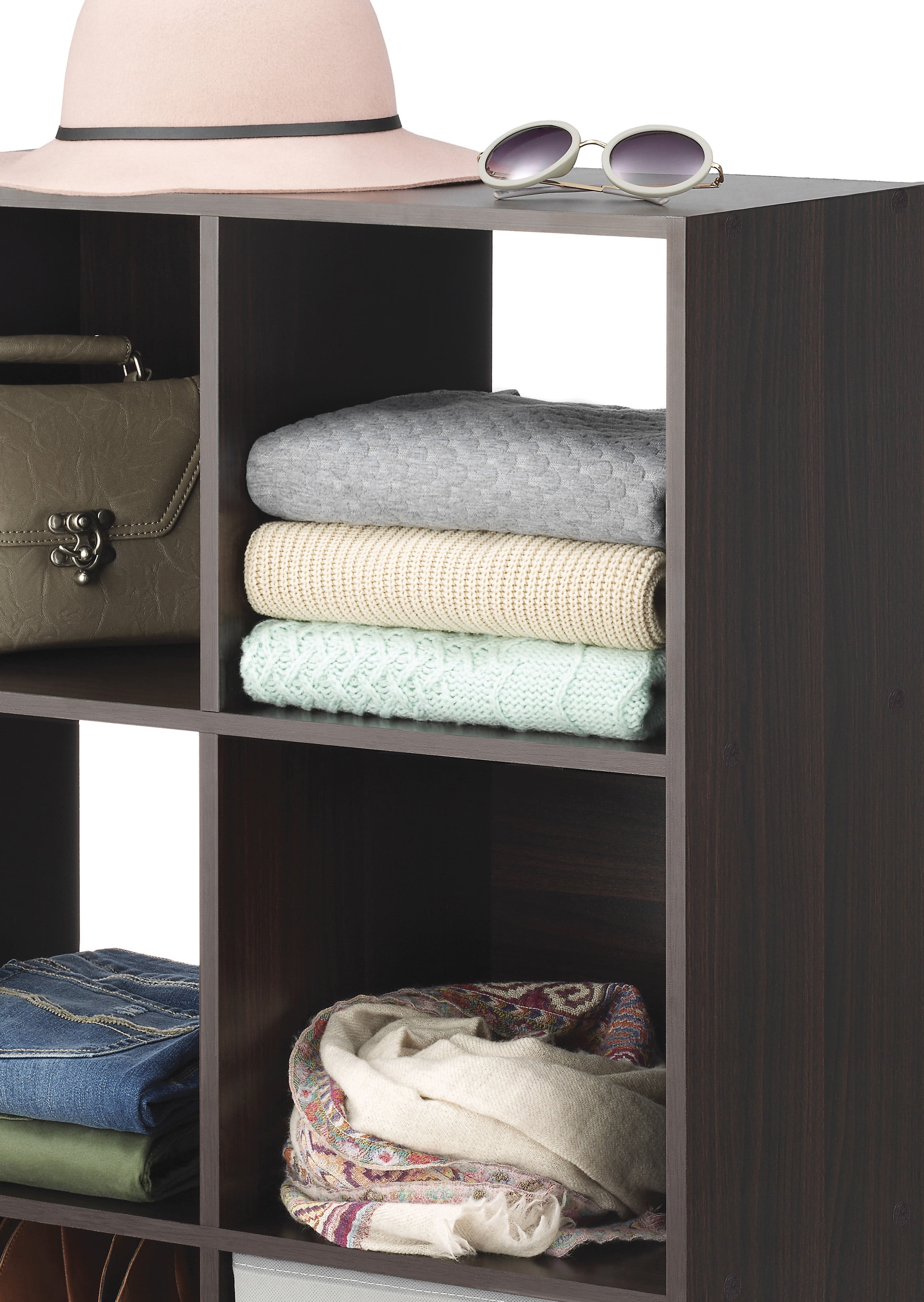 Whitmor Cube Organizer - 9 Section - Espresso - Adult Use