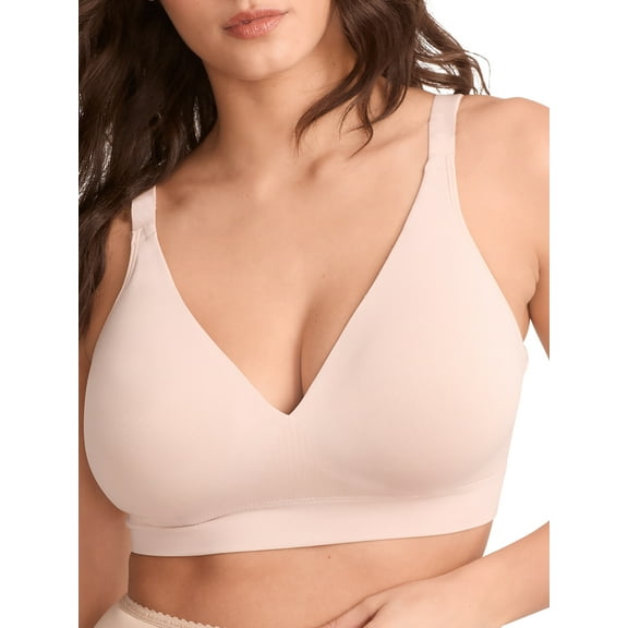 Women's Bali DF3380 Comfort Revolution Modern Seamless Wirefree Bra (Sandshell 2X)