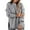 Grey, variant on Baqcunre Sweaters For Women Ladies Leisure Versatile Solid Color Half Neck Loose Pure Color Long Sleeved Thick Needle Side Split Sweater Top Hoodies For Women Womens Fall Fashion 2023 Grey L