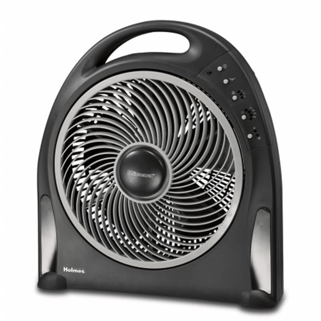 Fans 12 In. Remote Control Power Fan, Black