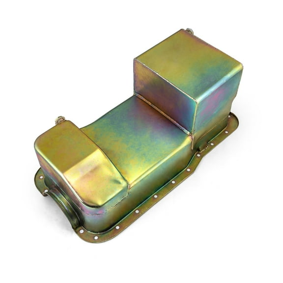 Speedmaster PCE300.1008.01 Compatible with Ford SB 289 302 Windsor Fox Body Fabricated Dual Sump Oil Pan