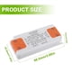 thumbnail image 4 of 2X Transformador LED de 12V 15W Transformador LED de Bajo Voltaje Fuente de Alimentación del Controlador LED Sin Ruido para Lámpara LED G4 MR16 MR11 GU4 GU5.3, 4 of 5