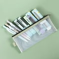 thumbnail image 4 of Large Pencil Case Clearance, Mesh Pencil Pouch Transparent Stationery Pouch Transparent Pencil Pouch Large Capacity Pencil Case Stationery Box Pencil Pouch Back to College, 4 of 9