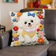 thumbnail image 4 of Uuiauoio Cute Animals Decorative Throw Pillow Cover , Animals Family Animals Outdoor Pillow Cases Square Standard Cushion Cover for Sofa Couch Bed Car 17.72x17.72 inch, 4 of 6