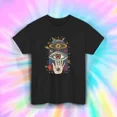 thumbnail image 1 of Psychedelic Third Eye Shirt Surreal Galaxy Hand Trippy Cosmic Portal Tee S-5XL, 1 of 4