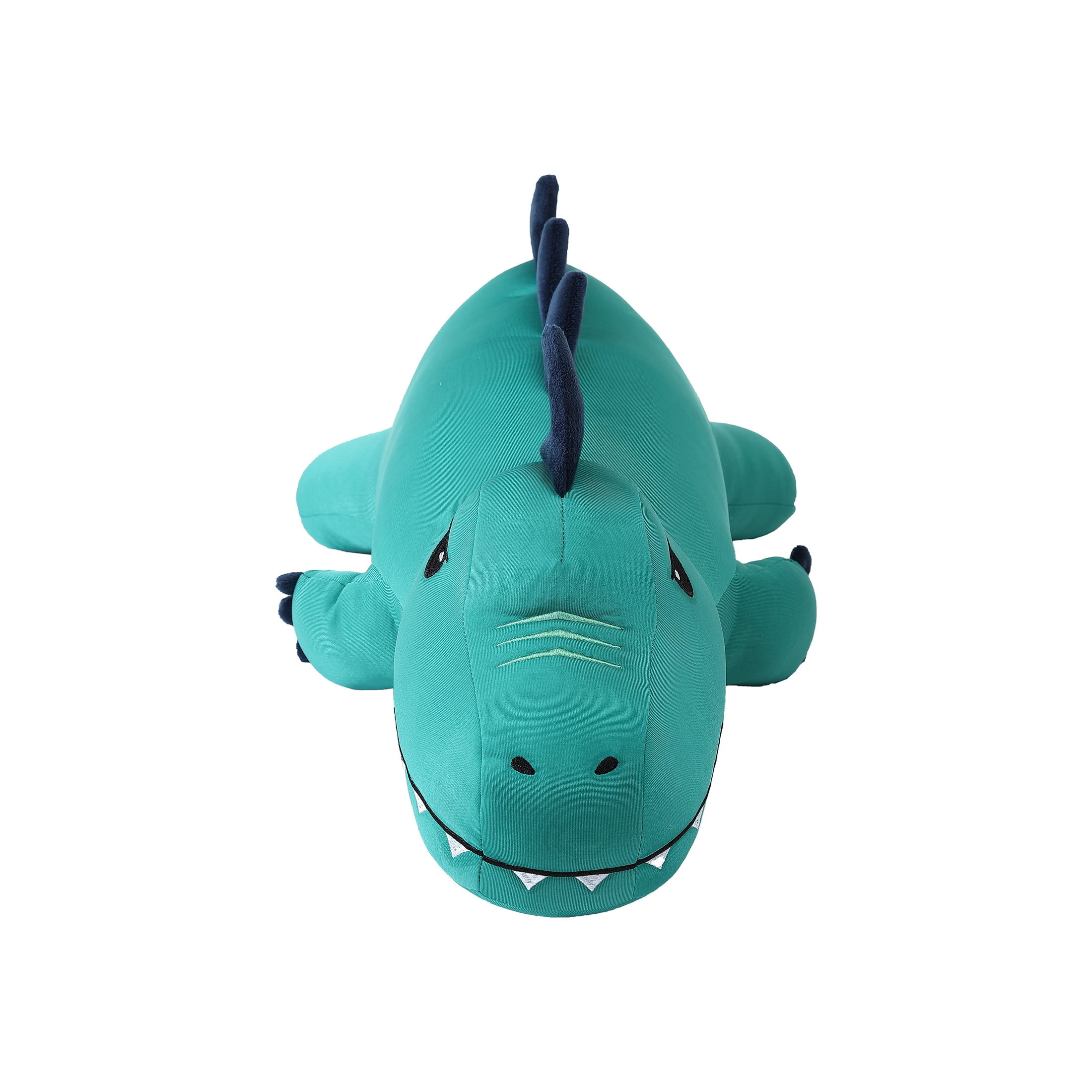 Your Zone Kids 23\" x 7\" Green Dino Cooling Plush Pillow