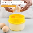 thumbnail image 3 of Separador de huevos | Exprimidor manual de limón y naranja | Utensilios de cocina para la separación rápida de la clara de yema | Exprimidor de cítricos de mano | Herramienta multifuncional que, 3 of 6