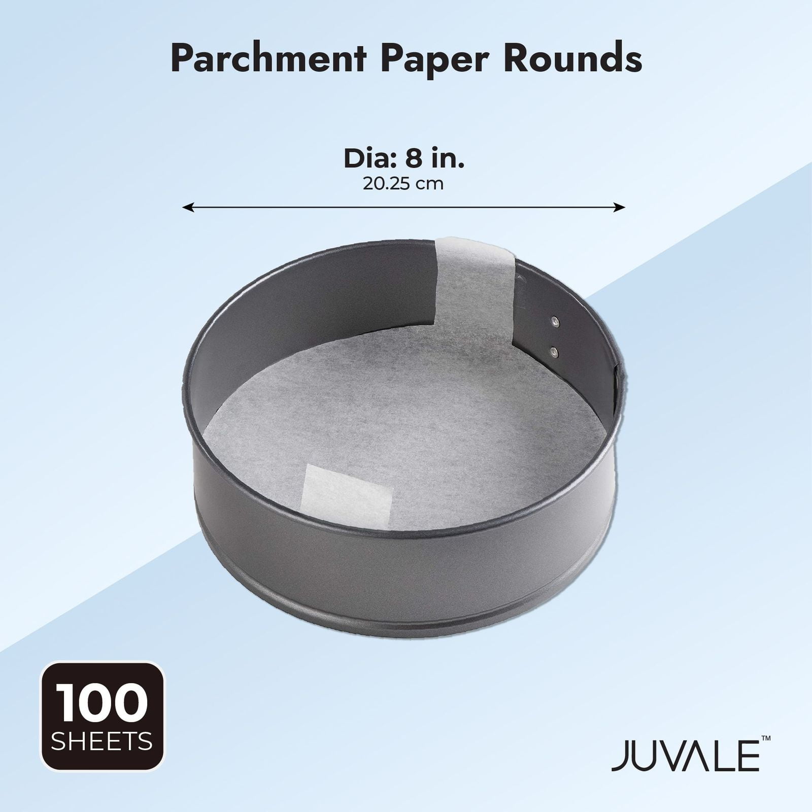 Parchment Paper Rounds 10 Inch Diameter - 100pcs Non-Stick 10'' Cake P —  CHIMIYA