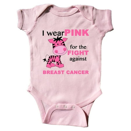 

Inktastic I wear PINK for the fight against Breast Cancer Gift Baby Boy or Baby Girl Bodysuit