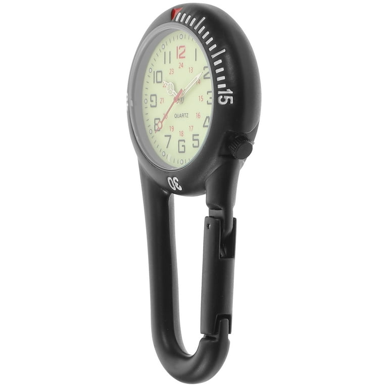 Raindrops Clip On Digital Watch, Belt Clip Watch, Glow in Dark