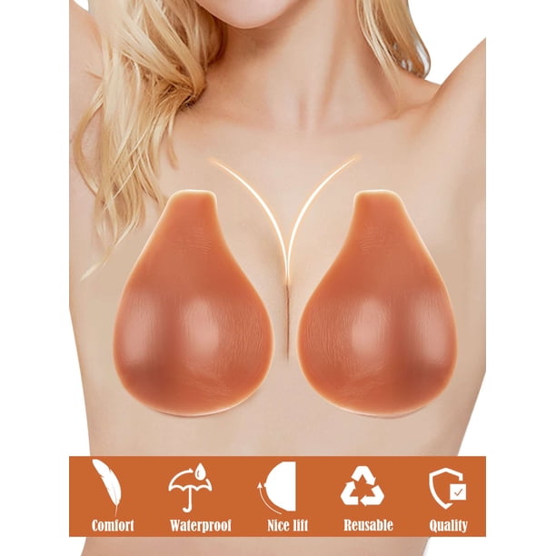 bra for backless dress amazon Strapless Adhesive Invisible Bra Reusable Push Up Silicone Sticky Backless  Dress Bra, Black A Cup at Amazon Women's Clothing store