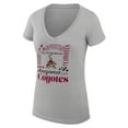 thumbnail image 2 of Women's G-III 4Her by Carl Banks Heather Gray Arizona Coyotes Super-Slim Fit Lightweight Collage Team Graphic T-Shirt, 2 of 3