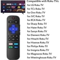 thumbnail image 2 of 2Pcs Replacement Remote Control Compatible for Roku TV, Universal Remote Fit for, 2 of 5