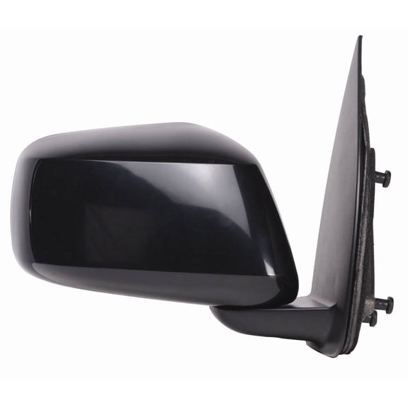 68027N - Fit System Passenger Side Mirror for 05-18 Nissan Frontier (extended/ crewcab), 05-15 Xterra, black, foldaway, Manual