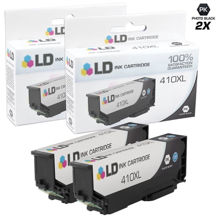 LD Products Compatible Cartridge Replacement for Epson 410XL (Photo Black  2-Pack)