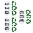 thumbnail image 3 of Pegatinas para cubo de basura BuyWeek 18 unidades etiquetas ambientales reciclables suministros para mejoras del hogar etiquetas para basura, 3 of 12