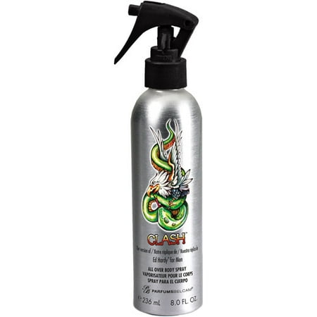 Adf's Body Spray Clash Trigger B.s Vs Ed Hardy Men