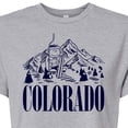 thumbnail image 3 of Peanuts - Colorado Charlie Brown - Juniors Cropped Cotton Blend T-Shirt, 3 of 6