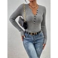 thumbnail image 3 of Fall/Winter New Style Women's Knitted Clothes - Long-Sleeved Fashion Sweater, 3 of 6
