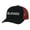 Black/Red, variant on Men's Christian Blessed Embroidered Mesh Back Trucker Cap, White