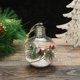 thumbnail image 3 of Bola de cristal transparente para Navidad, adorno para árboles de Navidad, regalos de boda, decoración para el hogar, colgante pequeño, adorno de bola 2025, 3 of 5