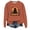 Orange [Halloween Sweaters for Women Clearance Sales] FALLDEALS072342, variant on Halloween Sweatshirt Women Dressy Casual Ghost Black Cat Pumpkin Printed Long Sleeve Fall Sweaters for Women Outfits Womens Fall Fashion Clothing Orange, S