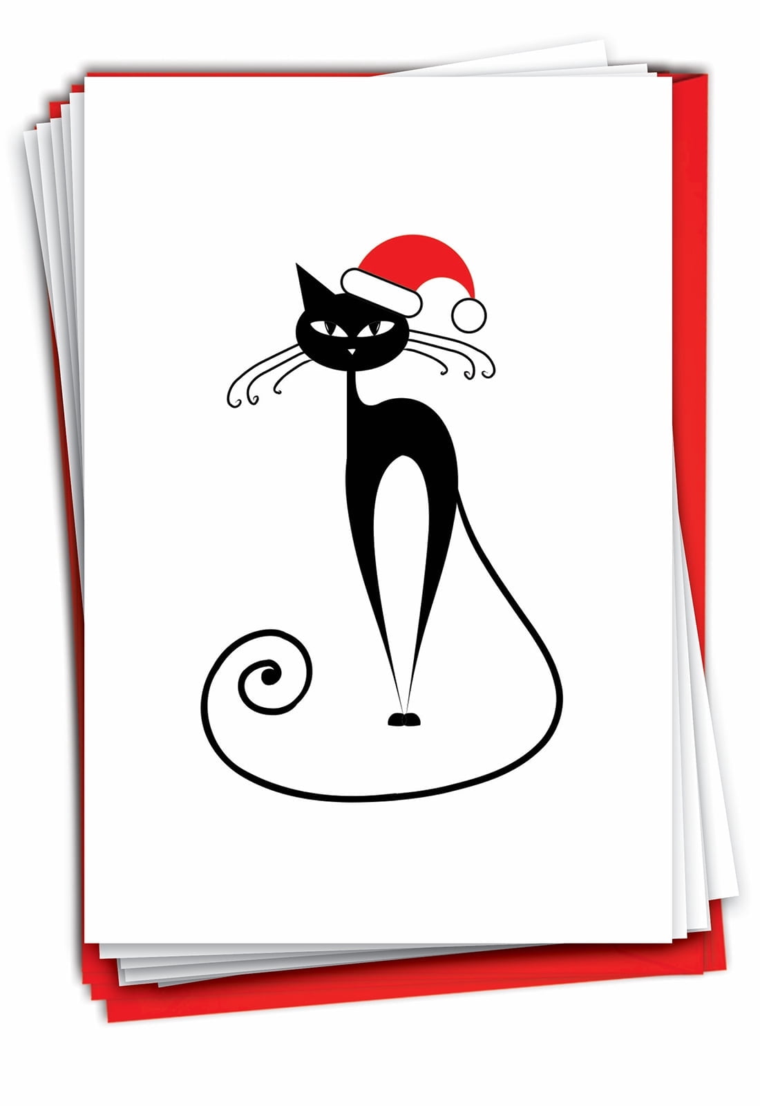 Weihnachtsgrußkarte "Remember The Milk" – Lustiger Cartoon Für Männer, 12,7x17,8 Cm Mit Umschlag