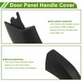 thumbnail image 4 of Front Driver Side Door Panel Handle Pull Trim Cover for BMW X3 G01 2018-2021 Inner Door Handle Door Pull Handle Cover No.51416999879 Black ABS 1 Pc, 4 of 6