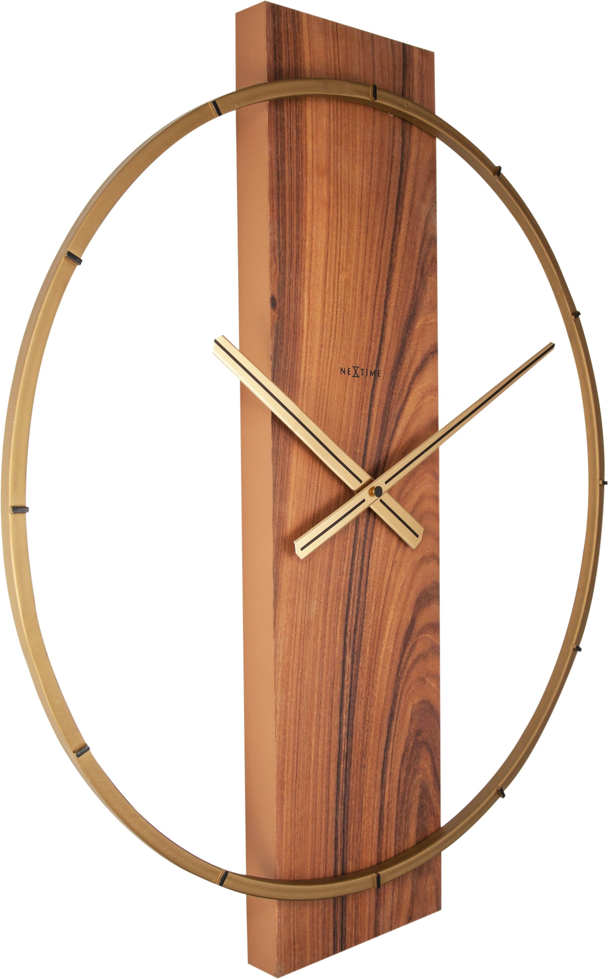 NEXTIME WALL CLOCK CARL - BROWN
