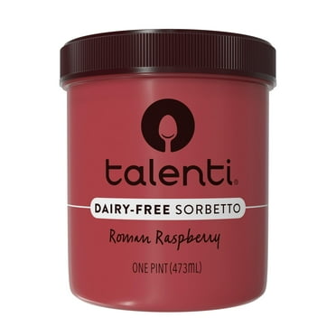Talenti Dairy-Free Sorbetto Roman Raspberry Sorbet Frozen Desserts, 1 Pint