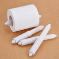 thumbnail image 4 of Toilet Paper Holder Roller Toilet Tissue Holder Replacement Plastic Spring Loaded(3pcs, White),, 4 of 4