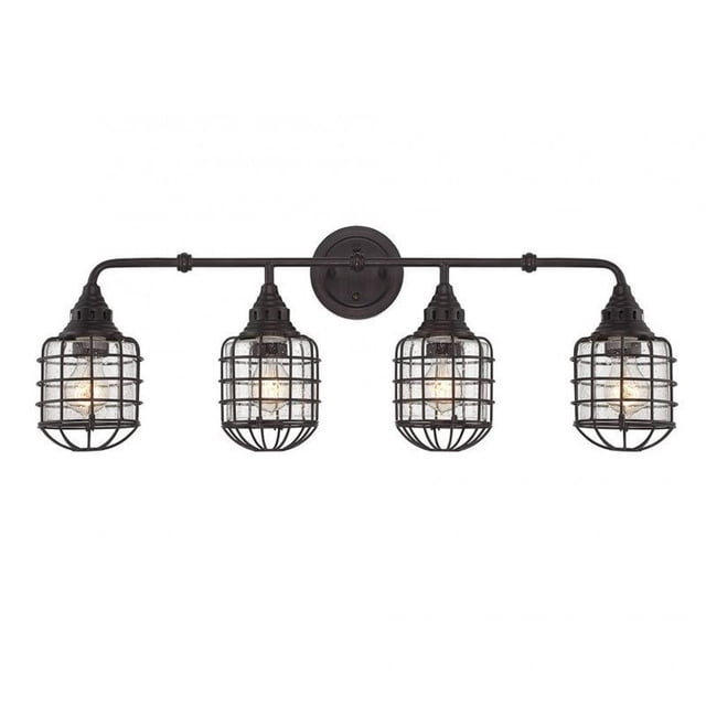 Savoy House Connell 4 Light Bath Bar in English Bronze