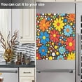 thumbnail image 3 of Yayeee Magnetic Dishwasher Cover for The Front Decoration Home Kitchen Machine Sticker Protector, Cartoon Flowers, 3 of 6