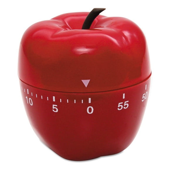 Baumgartens Shaped Timer, 4" Dia., Red Apple