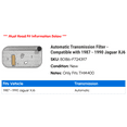 thumbnail image 2 of Automatic Transmission Filter - Compatible with 1987 - 1990 Jaguar XJ6 1988 1989, 2 of 2