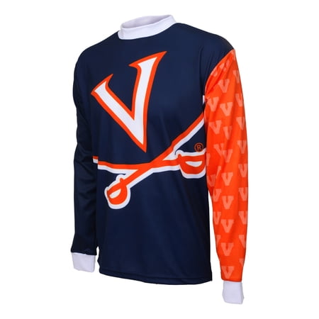 Adrenaline Promotions University of Virginia Cavalier Long Sleeve Mountain Bike Jersey (University of Virginia Cavalier price history on PriceWatchPro
