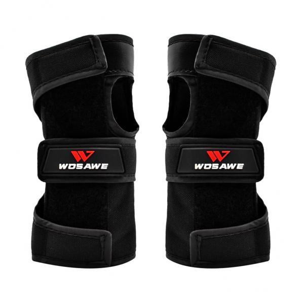 2x Guantes de Medio Almohadillas de Manos Guardia de Muñeca Muñequera Protectora para Monopatín, Skateboard, Esquí DYNWAVEMX Guante protector de esquí de snowboard