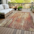 thumbnail image 6 of Addison Rugs Chantille Indoor/Outdoor Transitional Stripes Paprika Washable Rectangle Rug, 3' x 5', 6 of 6