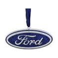 thumbnail image 3 of Northlight 4" Officially Licensed Blue "Ford" Logo Silver Plated Christmas Tree Ornament, 3 of 3