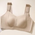 thumbnail image 7 of Plus Wireless Minimizer Bra for Women, Full Coverage Supportive Comfort Bra, Adjustable Wide Shoulder Straps Design | VerBelle,Beige L, 7 of 7